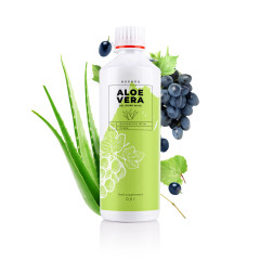 Aloe Vera 99.5% gel drink - grape - food supplement